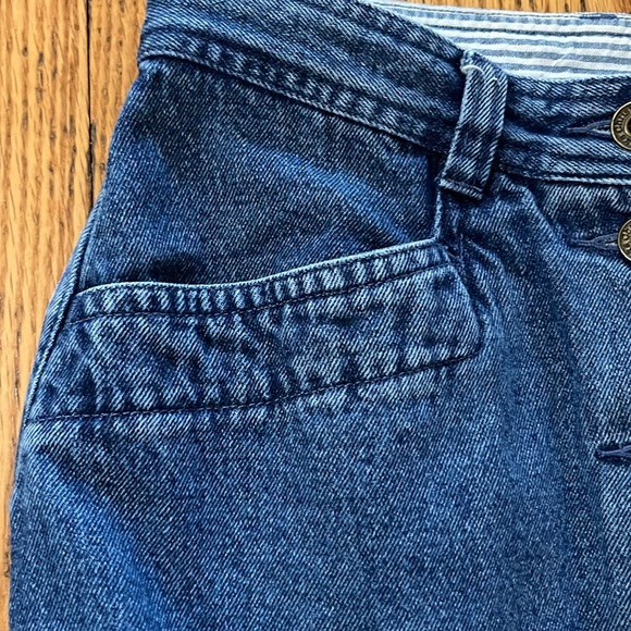 Christopher & Banks Long Front Button Up Denim Maxi Skirt Pencil High Waist Sz 6 - Picture 5 of 8